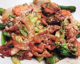 たっぷり野菜と豚こまの味噌ゴマ炒め作り方7写真