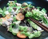たっぷり野菜と豚こまの味噌ゴマ炒め作り方6写真