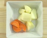 離乳食★砂糖不使用♪りんごゼリー作り方1写真
