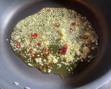 かぶの葉っぱと椎茸のペペロンチーズパスタ作り方3写真