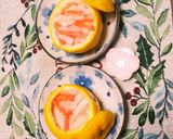 デザート感覚で！柚子の皮の中になますon作り方5写真