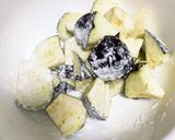 お茄子とミンチの甘辛あんお豆腐のどんぶり作り方1写真