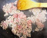 お茄子とミンチの甘辛あんお豆腐のどんぶり作り方3写真