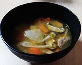 #しみじみ旨い 黄金の豚汁作り方5写真
