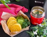 95℃ 野菜の蒸しパンと豆乳スープ弁当作り方23写真