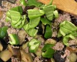 ナスとひき肉のパパッと甜麺醤炒め作り方3写真
