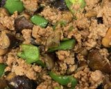 ナスとひき肉のパパッと甜麺醤炒め作り方4写真