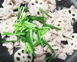 冬レシピ・れんこんと豚肉のニラ炒め作り方6写真