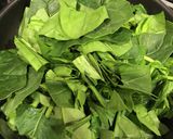 ほうれん草くたくた　イタリア風付け合わせ作り方2写真