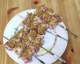 豚バラ肉でスブラキ(串焼)ギリシャ料理作り方8写真