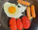 ただ、焼くだけ。贅沢目玉焼きプレート作り方2写真