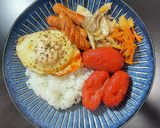 ただ、焼くだけ。贅沢目玉焼きプレート作り方3写真