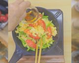 阿蘇野菜で簡単！トマトとアスパラの卵炒め作り方8写真