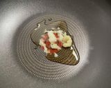 中華シブヤ風！半熟卵のニラ玉！作り方3写真