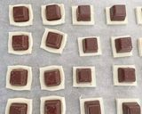 材料２つ♡パイシートで焼きチョコパイ作り方2写真