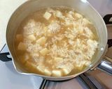 豆腐と卵白のお味噌汁作り方2写真