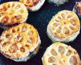 山椒でいただく蓮根の挟み焼き作り方9写真