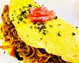 糖質オフ☆簡単オムそば♪作り方5写真