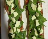 ほうれん草のピザ　ケチャップ&辣油ソース作り方3写真