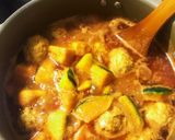 冬野菜と肉だんごのスパイシーカリー作り方7写真