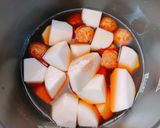 ☆電子圧力鍋でカブと練り物の煮物☆作り方2写真