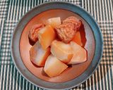 ☆電子圧力鍋でカブと練り物の煮物☆作り方4写真
