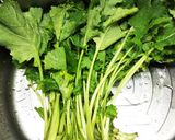 のらぼう菜の炒め物作り方1写真