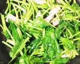 のらぼう菜の炒め物作り方4写真