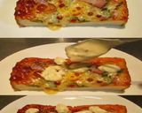 美味ドレのチーズタルタルでピザトースト！作り方1写真