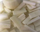 大根のローゼル甘酢漬け作り方1写真