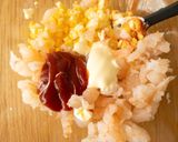 ピーマンカップのえびたまオーロラチーズ焼作り方3写真