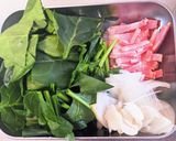 ほうれん草カルボナーラ作り方1写真