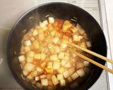 大根麻婆風餡掛け厚揚げ作り方4写真