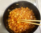 大根麻婆風餡掛け厚揚げ作り方6写真