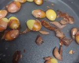 銀杏入り！海老とチンゲン菜の塩炒め作り方1写真