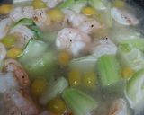 銀杏入り！海老とチンゲン菜の塩炒め作り方6写真