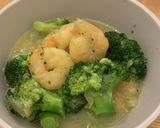 エビとブロッコリーのガーリックバター炒め作り方5写真