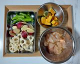 ご飯がすすむ！鶏肉と秋野菜の黒酢あん作り方2写真