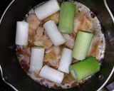 鶏肉と長ねぎの煮物作り方4写真