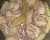 鶏肉と長ねぎの煮物作り方5写真
