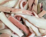 オリーブオイル炒めいか＆たらこのパスタ作り方1写真