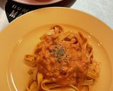 蟹缶で作る、生クリームトマトパスタ作り方8写真