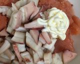 オリーブオイル炒めいか＆たらこのパスタ作り方5写真