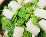 プチッと鍋●餅入煮込みうどんのあっさり鍋作り方3写真