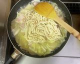 超簡単☆旨味堪能！にんにく焼きうどん作り方6写真