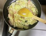 超簡単☆旨味堪能！にんにく焼きうどん作り方7写真