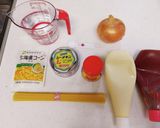 フライパンのみ☆ツナオーロラソースパスタ作り方1写真