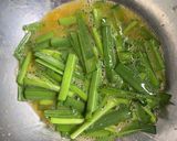 ニラたま蕎麦作り方1写真