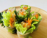 ＊ささみと野菜の生春巻き＊作り方6写真