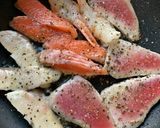 余ったお刺身活用♪ 魚の香草焼き作り方3写真